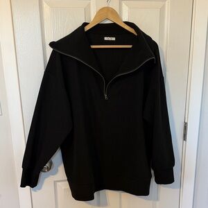Maurices Black Zip-Up Men's Sweater